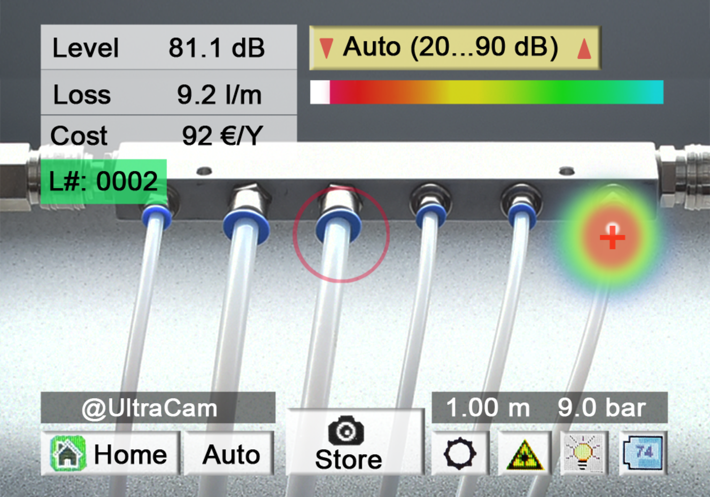 Example Ultrasonic Camera Ultrasound Camera Ultra Cam LD500 — Measuremart