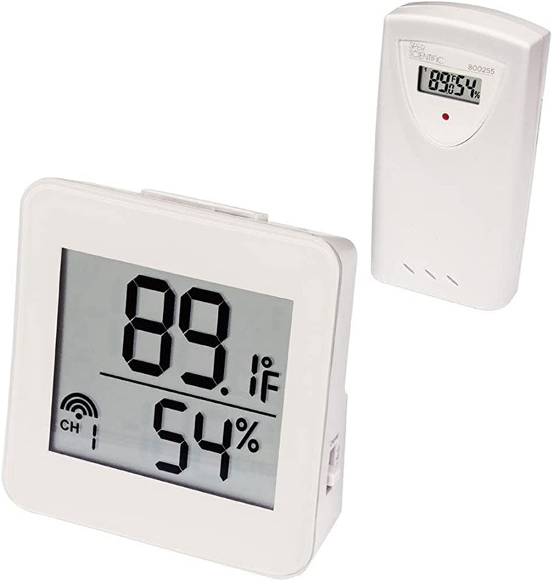 Humidity Monitor Kit Wireless Humidity/Temperature Monitor Set - 800254 — Measuremart
