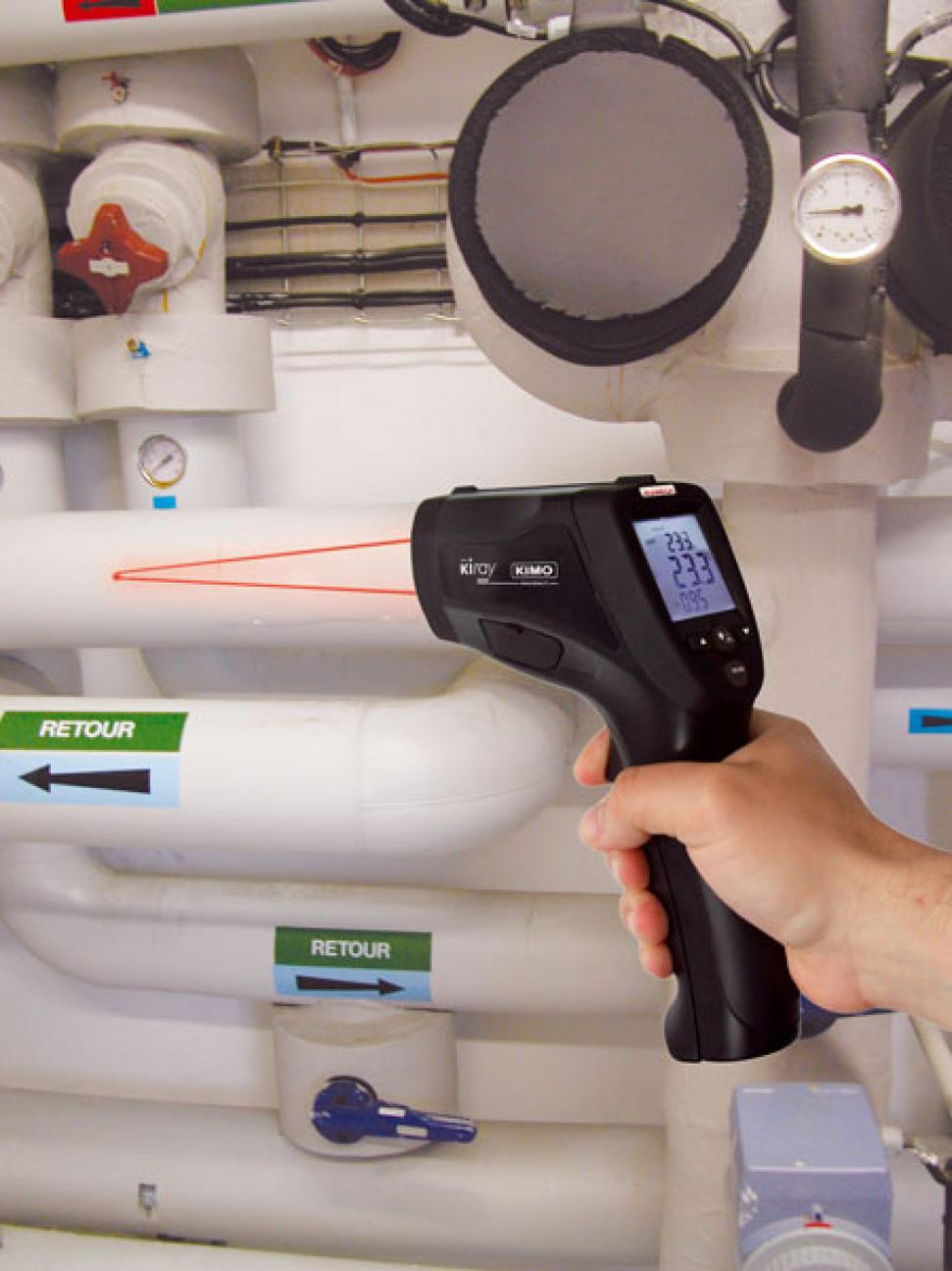 High Temperature Infrared Thermometer Kimo KIRAY 300 — Measuremart
