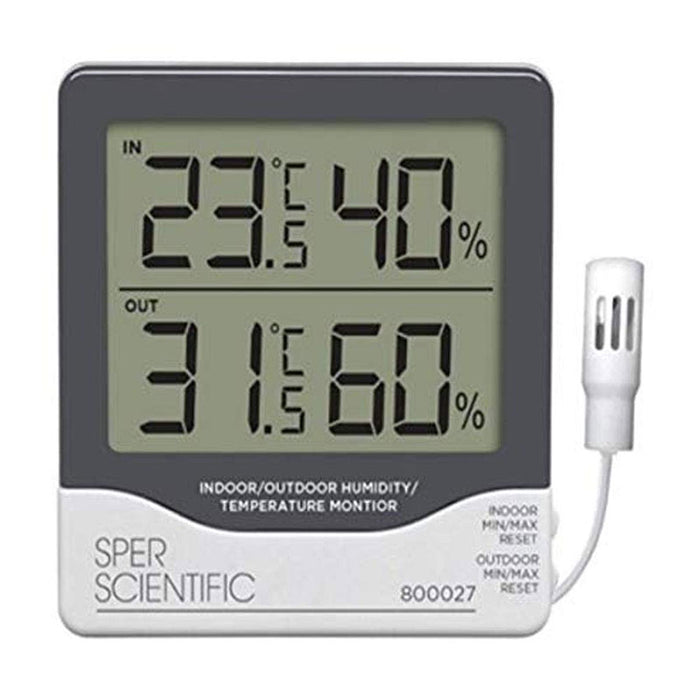 Continuous Humidity Monitor Indoor Outdoor Humidity Temperature Monitor - 800027 — Measuremart