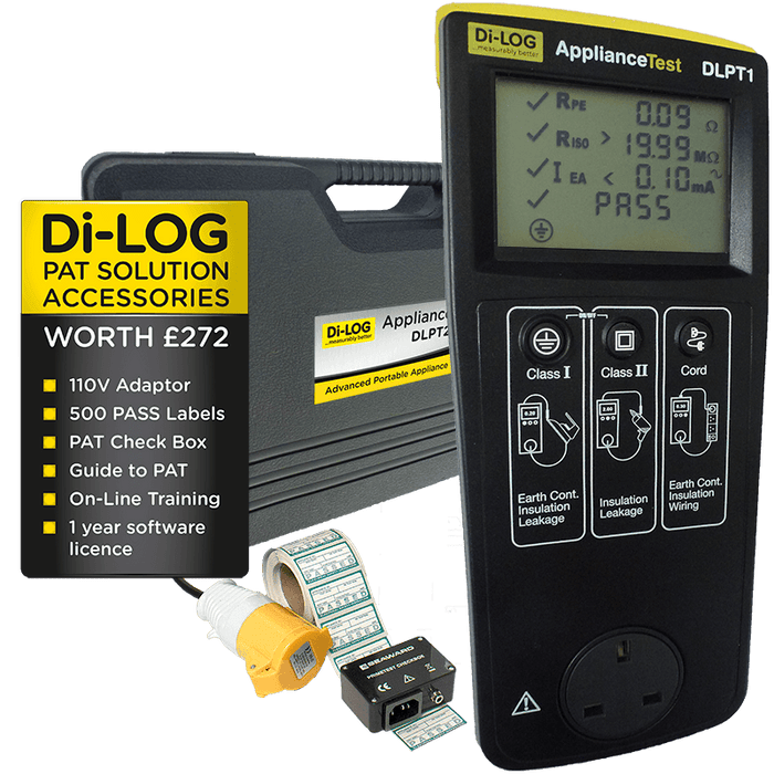 Pat Testing Unit Portable Appliance Tester- PAT Tester DLPT2+ — Measuremart