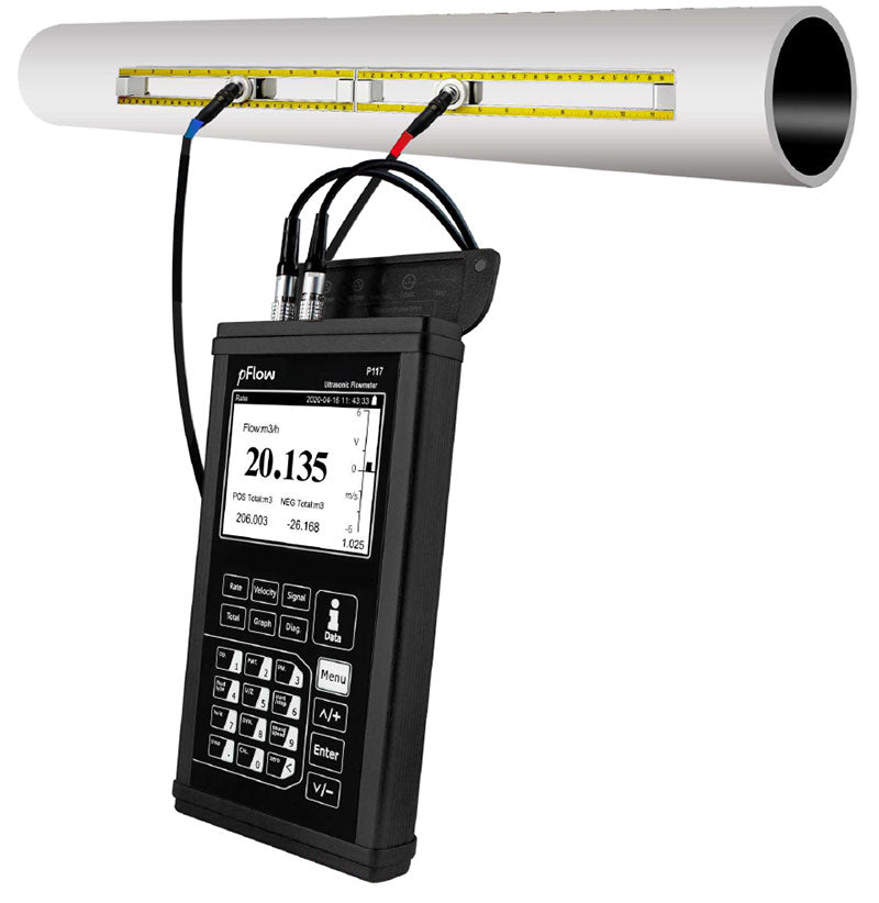 Portable Ultrasonic Flowmeter: Easy Measurements Anywhere — Measuremart