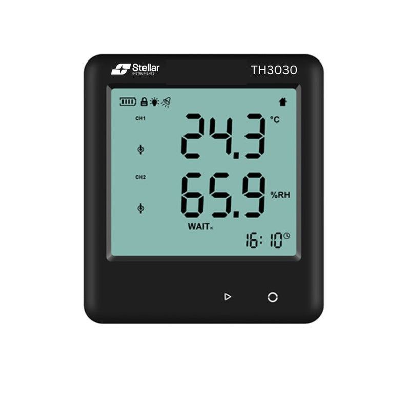 Temperature Sensitivity Monitor TH3030 Professional Temperature & Humidity Datalogger – Precision ...